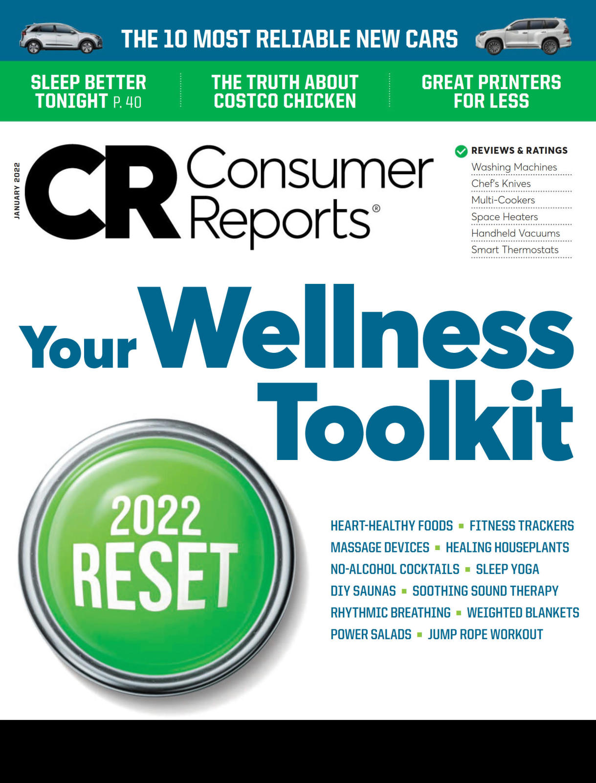 Consumer Reports 消费者报告杂志 2022年1月刊下载